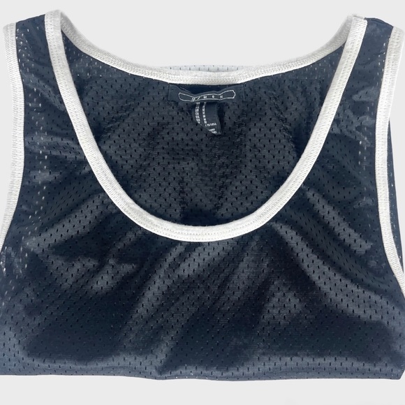 21 Men Navy Blue & White Stripe Tank Top - Picture 3 of 7